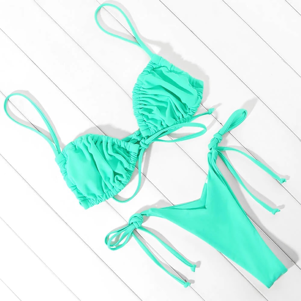 NWT Maldives Set Stylish Medium Aqua Tropic Swimwear Bikini, stylish and sexy
